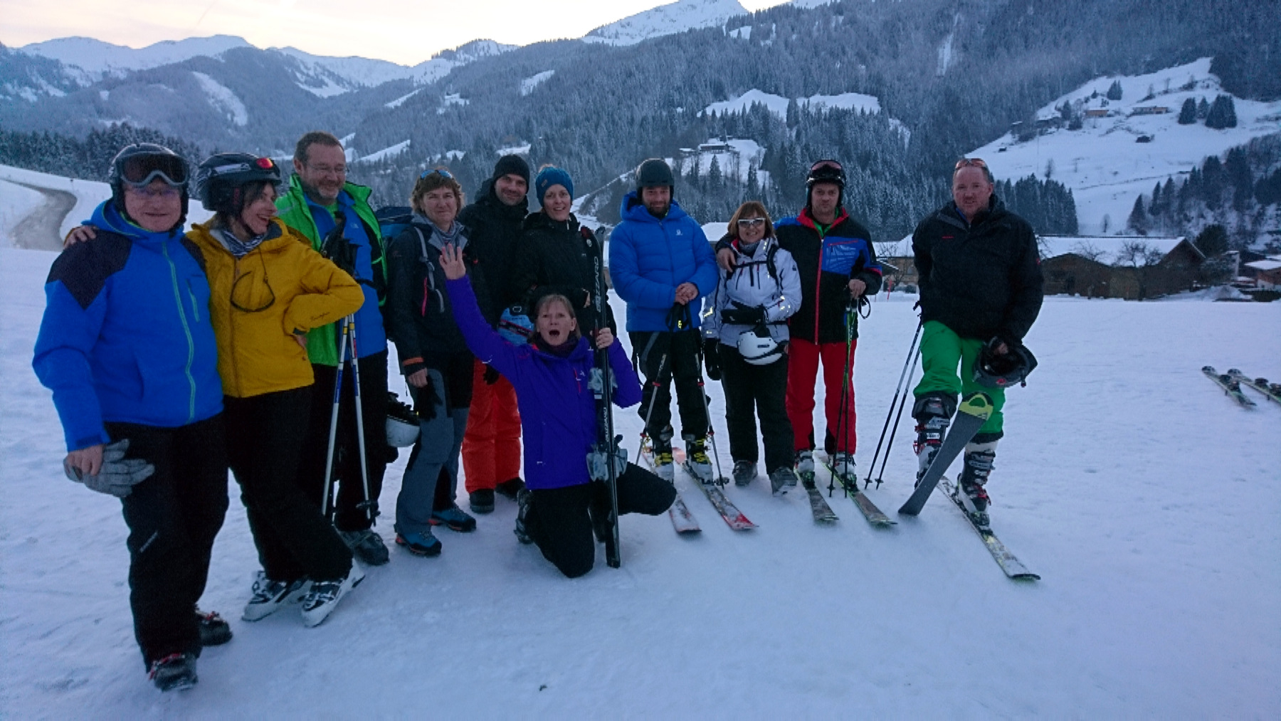 Skifreizeit 2017 Gruppenfoto